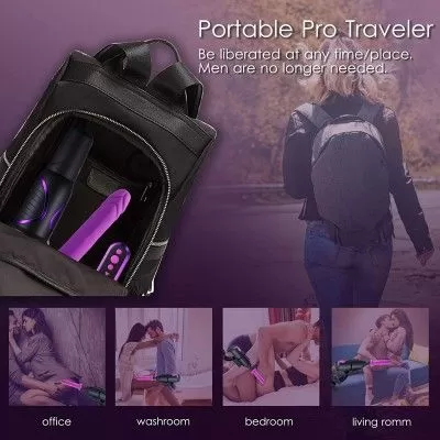 Hismith Pro Traveler 3.0 APP Controlled Sex Machine with Super Powerful Suction Mount for Male and Female