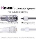 Hismith 6.5” KlicLok System Adapter with Spring for Vac-U-Lock Dildos, 2 in 1 Extender