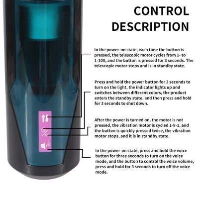 Hismith Male Masturbator, Thrusting Stroker With APP For Intelligent Interaction, Sync With Hismith Sex Devices.