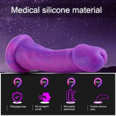 Hismith 8.3" Silicone Dildo with KlicLok System for Hismith Premium Sex Machine