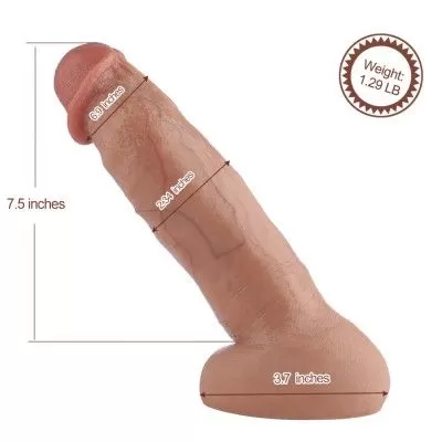 Hismith Hyper Realistic Silicone Dildo with Vivid Veins for Premium Sex Machine