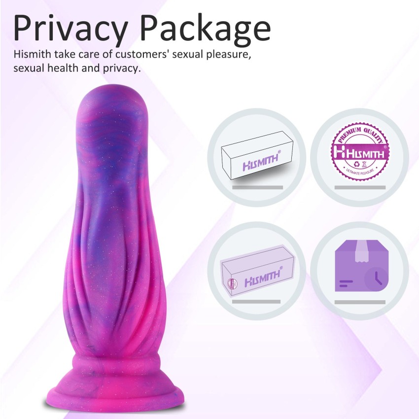 Hismith 10" Sugar Melon G-spot Silicone Dildo with Suction Cup