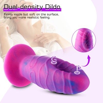 Hismith 7.8" Dragon Egg Silicone Dildo with Suction Cup - Monster Series