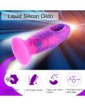 Hismith 7.8" Dragon Egg Silicone Dildo with Suction Cup - Monster Series