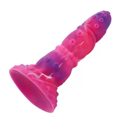 Hismith 8.6" Coiled Snake Silicone Dildo with Suction Cup - Monster Series