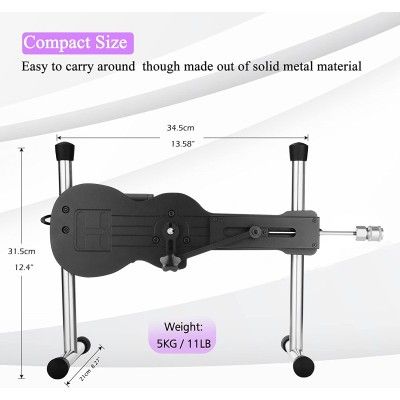 Hismith Ukulele Series (Pink/ Black/ Blue) Remote & App Controlled Sex Machine with 7" Silicone Dildo