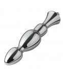 Hismith 6.2” Smooth Metal Anal Dildo with Conical Beads