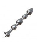 Hismith 8.4" (21.3 cm) Metal Anal Plug with Continuous Beads and Tapered Head Hismith 8.4" (21.3 cm) Metal Anal Plug with Continuous Beads and Tapered Head