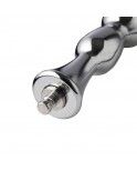 Hismith 8.4" (21.3 cm) Metal Anal Plug with Continuous Beads and Tapered Head Hismith 8.4" (21.3 cm) Metal Anal Plug with Continuous Beads and Tapered Head