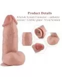 Hismith 8.7” Fat Silicone Dildo 8.4" in Girth with Tapered Head and Pronounced Coronal Sulcus