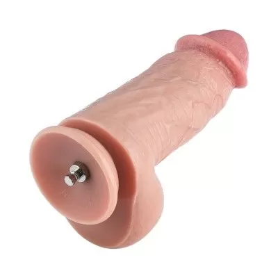 Hismith 8.7” Fat Silicone Dildo 8.4" in Girth with Tapered Head and Pronounced Coronal Sulcus