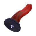 Hismith 8.3" Silicone Monster Dildo with Bumps on Curved Shaft