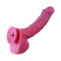 Hismith 9.7" Curved Silicone Dildo with Bright Color