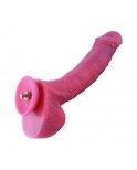Hismith 9.7" (24.6 cm) Fantasy Starry Rose Red Dildo with Realistic Texture & Curved Shaft Hismith 9.7" (24.6 cm) Fantasy Starry Rose Red Dildo with Realistic Texture & Curved Shaft