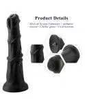 Hismith 9.5" Black Horse Dildo with Bulges