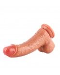 Hismith 9.1" Dual Layered Realistic Dildo with Life-like Appearance and Curved Shaft