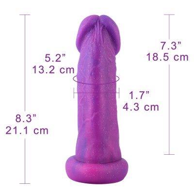 Hismith Noble Purple Sex Machine Bundle with 4 Fantasy Dildos