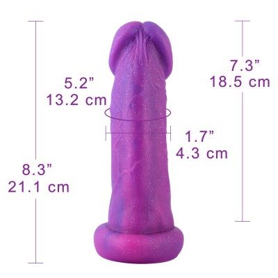 Hismith Noble Purple Sex Machine Bundle with 4 Fantasy Dildos
