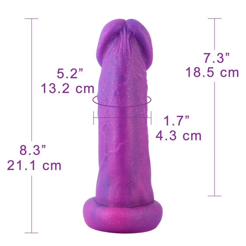 Hismith Noble Purple Sex Machine Bundle with 4 Fantasy Dildos