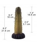 Hismith Luxury Golden Sex Machine Bundle with 4 Fantasy Dildos