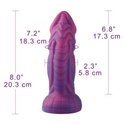 Hismith Noble Purple Sex Machine Bundle with 4 Fantasy Dildos