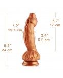 Hismith Luxury Golden Sex Machine Bundle with 4 Fantasy Dildos