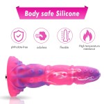 Hismith 8.6" Silicone Fantasy Dildo with Round and Dotted Bumps Hismith 8.6" Silicone Fantasy Dildo with Round and Dotted Bumps
