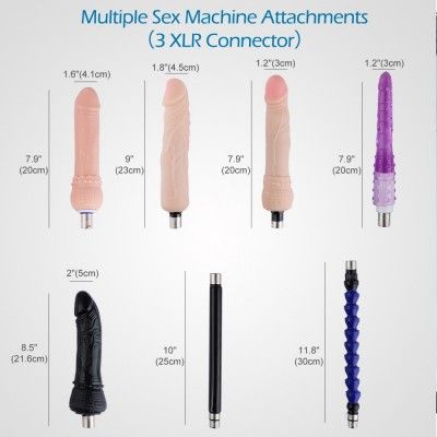 Auxfun Affordable Automatic Fucking Machine For Anal Sex with 5 3XLR Dildos