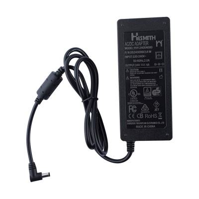 Hismith 24V 5A 120W AC/DC Adapter Power Supply, Barrel Connector