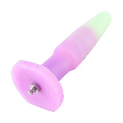 Hismith 7.2" Glow in the Dark Silicone Dildo for Anal Sex