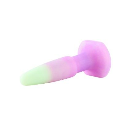 Hismith 7.2" Glow in the Dark Silicone Dildo for Anal Sex