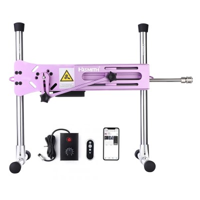 Hismith Colourful Premium Sex Machine Series, Blue, Gold, Pink, Purple, & Red With Free Body-Safe Silicone Fucking Machine Dildo