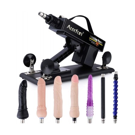 Auxfun Affordable Automatic Fucking Machine For Anal Sex with 5 3XLR Dildos