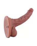 Hismith 8.86” Dual-Density Silicone Dildo with Realistic Veins and Curved Shaft