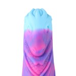 Hismith 7.5" Slightly Curved Fantasy DIldo with Carving Texture & Fantastic Color