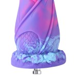 Hismith 7.5" Slightly Curved Fantasy DIldo with Carving Texture & Fantastic Color