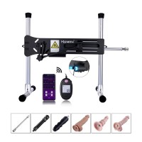 Hismith Anal & Vaginal Sex Machine With Three Body-Safe Dildos and Three Adaptors