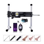 Hismith Anal & Vaginal Sex Machine With Three Body-Safe Dildos and Three Adaptors