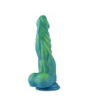 Hismith 9.6" Silicone Fantasy Dildo with Protruding Scales & Tapered Head