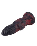 Hismith 8.5" (21.6 cm) Smooth Fantasy Dildo with Raised Lines & Tapered Head Hismith 8.5" (21.6 cm) Smooth Fantasy Dildo with Raised Lines & Tapered Head