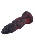 Hismith 8.5" Smooth Fantasy Dildo with Raised Lines & Tapered Head