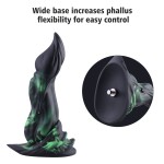 Hismith 9.2" (23.4 cm) Glow-in-the-dark Fantasy Dildo with Soft Tapered Head