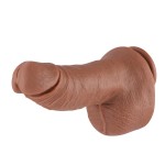 Hismith 23,1 cm kahekihiline silikoonist dildo eemaldatava Kliclokiga