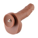 Hismith 23.1 cm (9.1") Dual-layered Silicone Dildo with Removable Kliclok