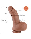 Hismith 9.1" Dual Layered Silicone Dildo with Short Fat Shaft