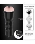 Hismith Anal Fleshlight with 3 Vibrating Speed + 2 Modes for Kliclok