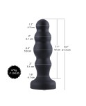 Hismith 8.4" Silicone Anal Plug with 4 Beads