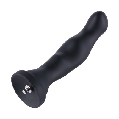 Hismith 8.5 in Beaded Anal Plug with Curved Shaft