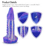 Hismith Scarlet-hunter 8.7 in Fantasy Dildo with Tapered Head & Bumps