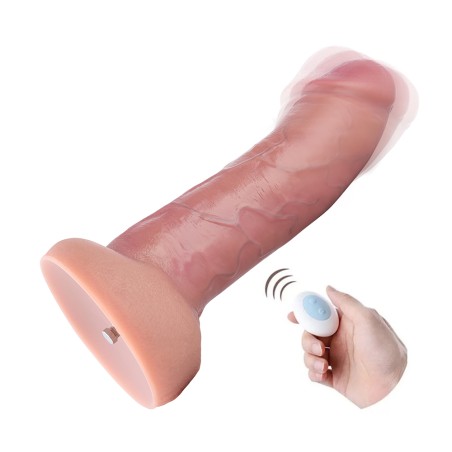 Hismith 8.4" Vibrating & Swinging Dildo with Automatic Bending Function